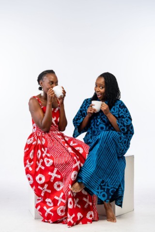 Fadzie & Musa at the table